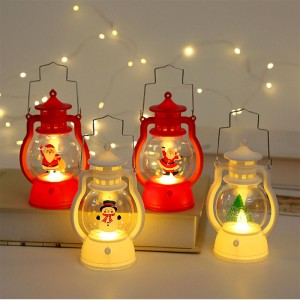 Ręcznie świąteczne światła atmosfery