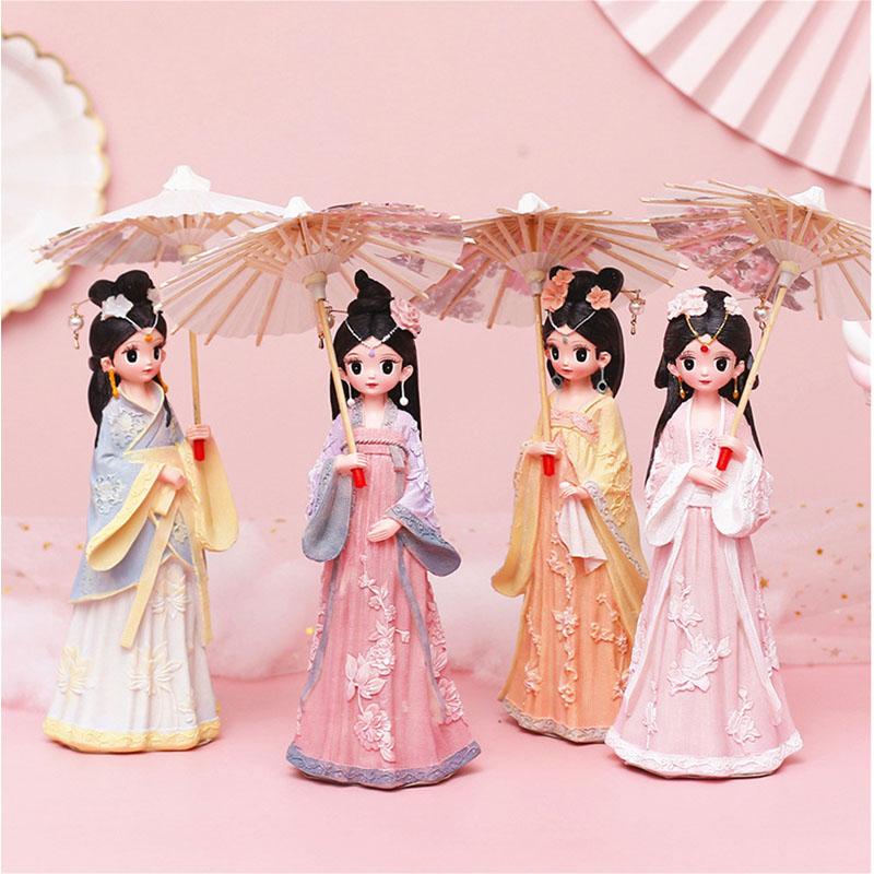 Dainty Girl z parasolem