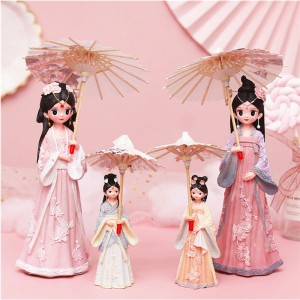 Dainty Girl z parasolem