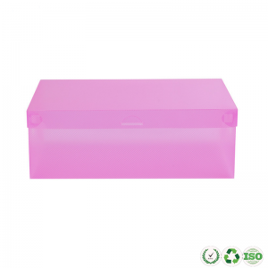 Wykonanena zamówienie przezroczyste składane plastikowe składane butowe opakowanie do przechowywania