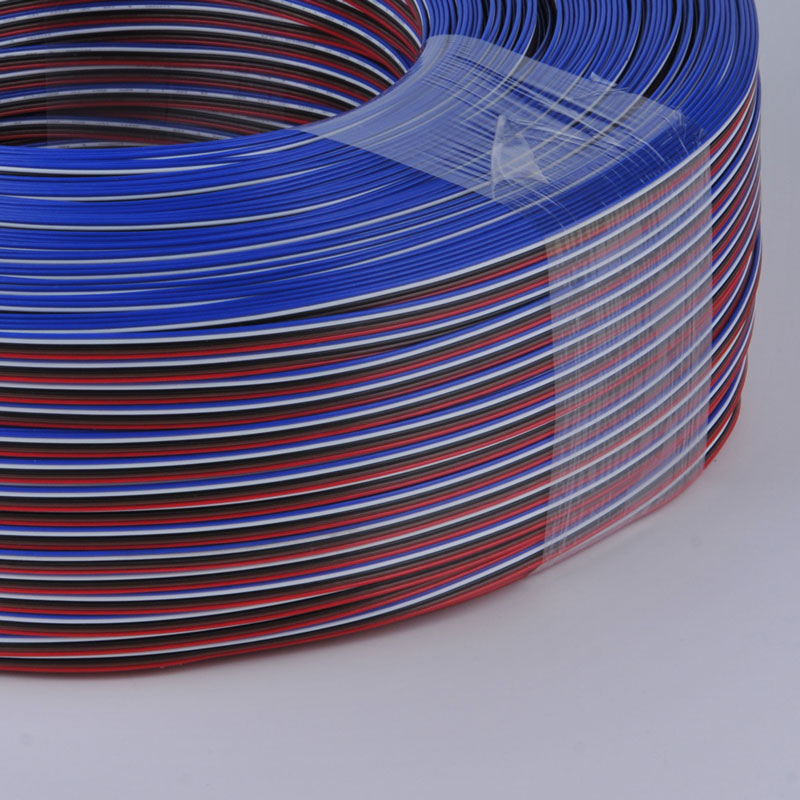 Factory sprzedaje zwinięte 1007#24 Podwójne kable równoległe Niestandardowe cynowane drut miedziany DIY DIY Elektroniczny drut 10 kolorów może wybierać