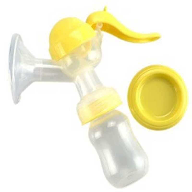 Przenośna silikonowa manualna ekstraktor mleka dziecięce pompa piersiowa BPA darmowy wzór drukowania manualna pompa karmienia piersią
