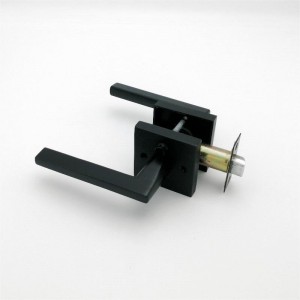 S7503 Prywatna dźwignia drzwi do sypialni i drzwi łazienki Matowe czarne