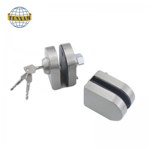 Komercyjne szklane szklane szklane do szklanego huśtawki z klawiszem zabezpieczenia ze stalinierdzewnej szklanej szklanej blokady