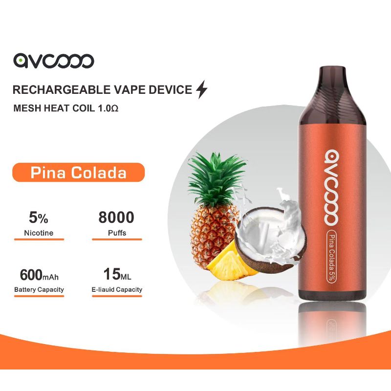 Avcooo do ładowania Vape Device 8000 Puffs