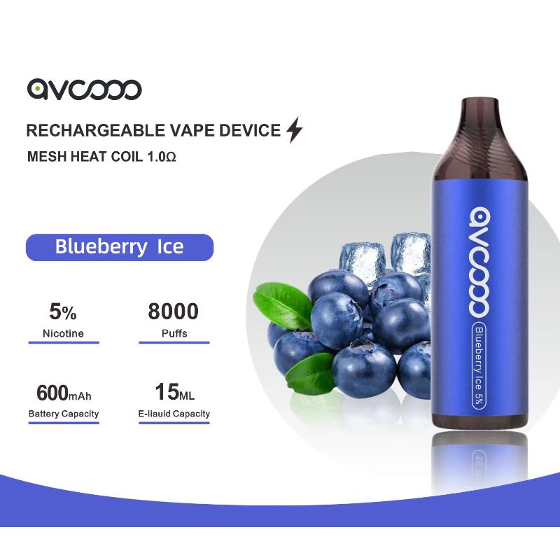 Avcooo do ładowania Vape Device 8000 Puffs