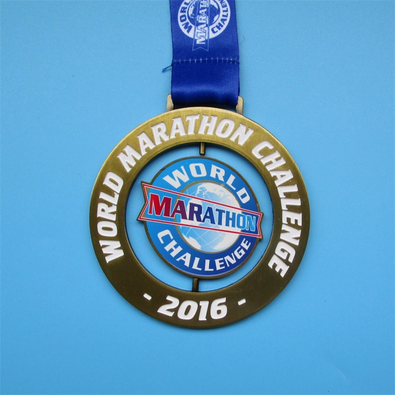 Custom Design World Marathon Challenge Medal