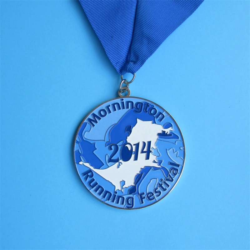 Festival Awards Plane Błyszczące srebrne medale