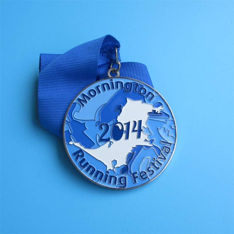 Festival Awards Plane Błyszczące srebrne medale