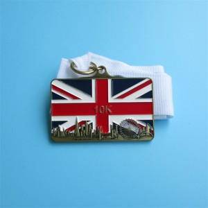 Złote srebrne miedziane medale America Virtual Run Medale