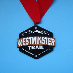 Niestandardowe maraton metalowe medale półmaratońskie