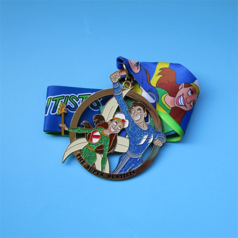 Sport Medals Producent Design Cartoon Character Metal Medale do sprzedaży