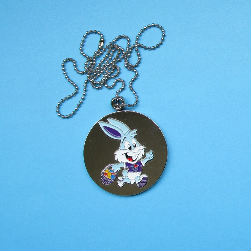 Niestandardowe medale Race for Kids Cute Design Rabbit Bead Naszyjniki dla dzieci medale