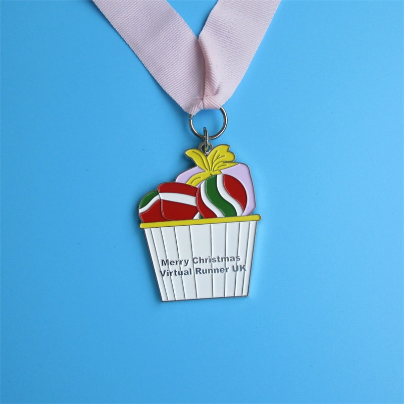 Niestandardowe brokatowe metalowe medale wirtualne medal sportowe