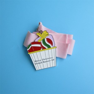 Niestandardowe brokatowe metalowe metalowe medale wirtualne medale sportowe