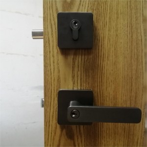 78001 kwadratowa dźwignia wejściowa z podwójnym cylindrem deadbolt zestaw klawiszowy zarówno zamek kombi (do biura i drzwi wejściowych), lokaliza