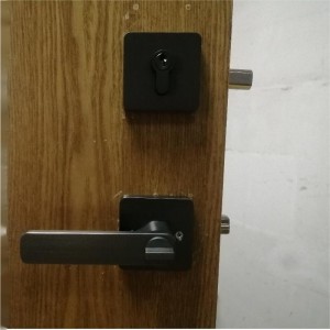 78001 kwadratowa dźwignia wejściowa z podwójnym cylindrem deadbolt zestaw klawiszowy zarówno zamek kombi (do biura i drzwi wejściowych), lokaliza