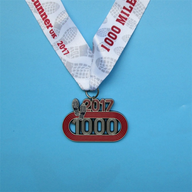 Producent Niestandardowy metalowy metal 3D Marathon Sport