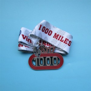 Producent Niestandardowy metalowy metal 3D Marathon Sport