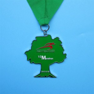 Ładny projekt półprzezroczyste imitacja hard emalia metalowy plastowany złote srebrne miedziane medale