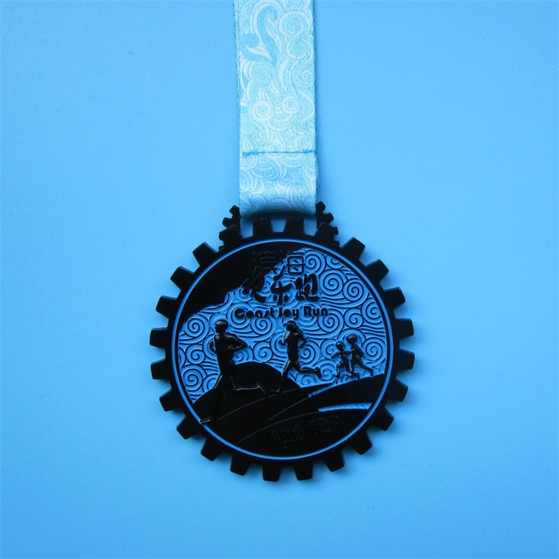 Nagrody maraton prowadzący metalowy metalowy metal sportowy