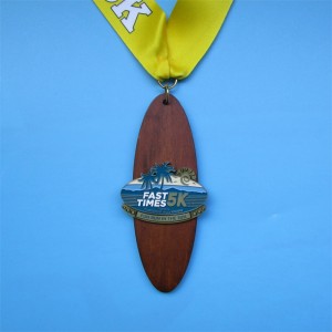 Medalenagradzane z wstążką puste złoty srebrny brązowy rower biegowy Maraton Sailing Metal Sports Medal