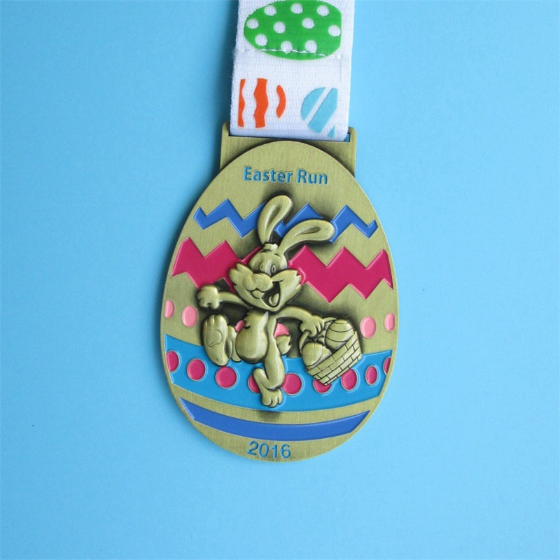 3D Animal Metal Medals Holiday Rundlas