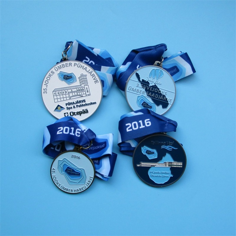 Połączony Medal Medal Custom piłkanożna siatkówka piłkarska Running Metal Sports Medal