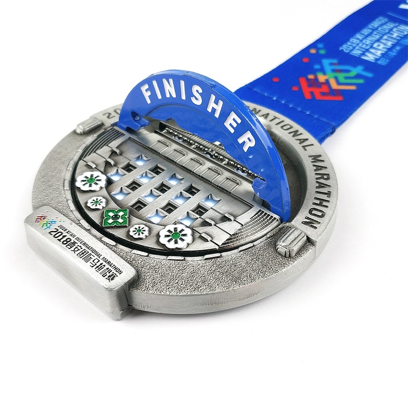 Marathon Medal Finansers 2018 Fajny projekt zdejmowany medal World Marathon Awards