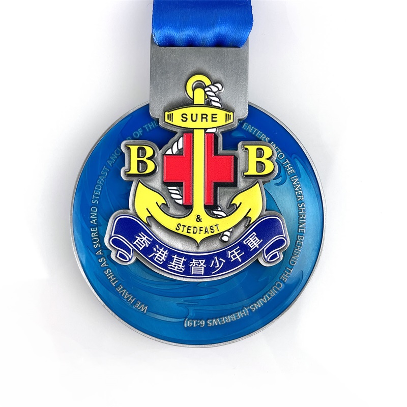 Cynk odlewany przez szaleństwo 3D Rzeźbiony metalowy metalowy metalowy metalowy medal pamiątkowy