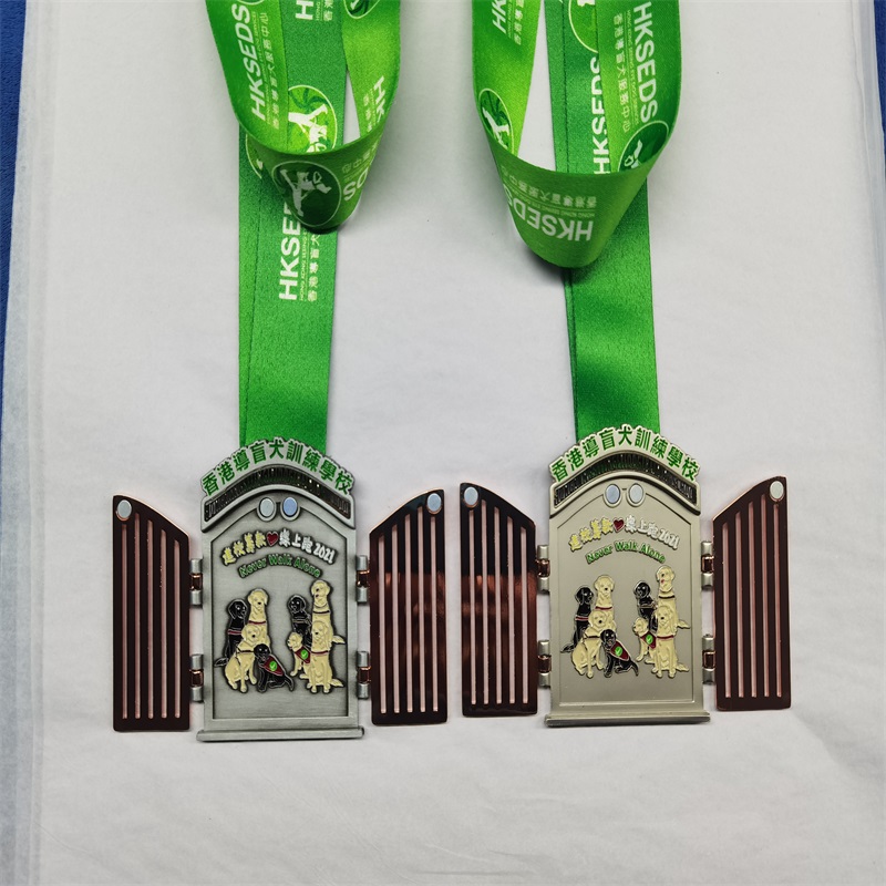 Stop cynkowy 3D Medal Medal Medal Guide Dog Metal Awards Medals Design for Animal