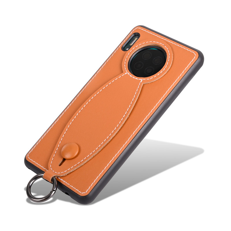 Nadaje się do Huawei Mate30/pro30 Połącz telefonu komórkowego, Włoski Calfskin Spersonalizowany ręczny wspornik paska typu telefonu komórkowego, z dobrym odpornościąna upadek, trwałość i ochronę