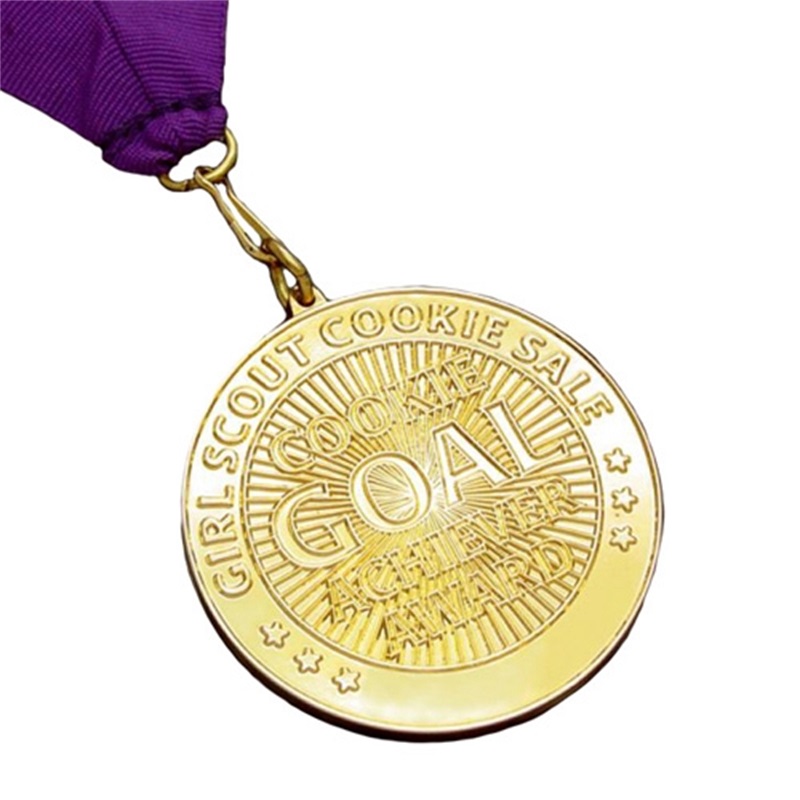 Profesjonalny projekt Medal Custom Run Projekt własnych metalowych medali z złotąnagrodą 3D