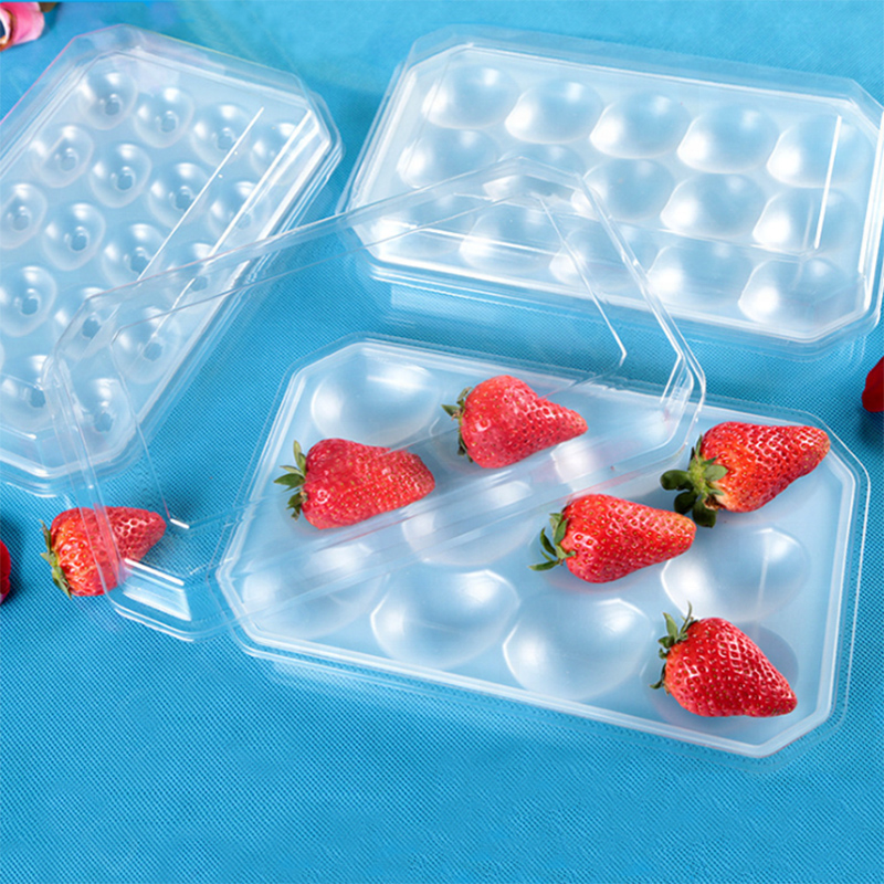 Hurtownia jednorazowa z czystej plastikowej blistra blister pojemnika z pokrywką