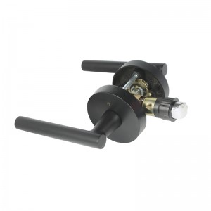 R7506 Black Door Hever znowoczesnym współczesnym, szczupłym projektem do prywatności w domowej sypialni lub łazience, bezkluczycy