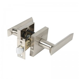 S7510 ciężka prywatność Drzwi do drzwi Lock Block Satin Nickel Bezkluczykowe pokrętła drzwi sypialnia/bathroom/interior Doors Pozostawiona klamka