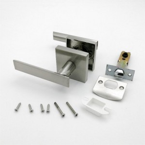 S7510 ciężka prywatność Drzwi do drzwi Lock Block Satin Nickel Bezkluczykowe pokrętła drzwi sypialnia/bathroom/interior Doors Pozostawiona klamka