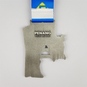 Medaliony tani medal 3D złota srebrna miedź plastowana medal National City Map Medal