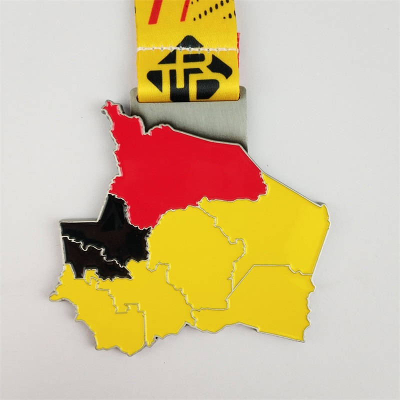 Laser Your Own Logo 3D Metal Award ODM Gold Silver and Bronze Medals Prezent
