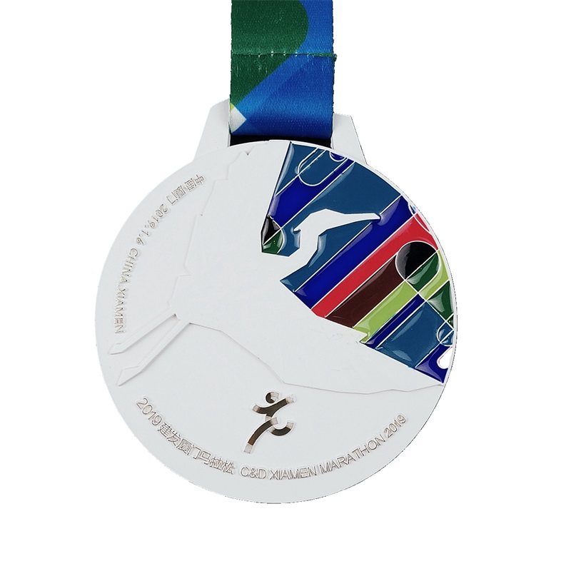 3D Gold Metal Award Marathon Running Sport Medal Kolor Spray Medal Medal UV Medale