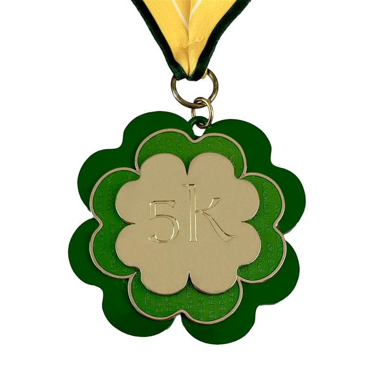 3D Gold Metal Award Marathon Running Sport Medal Kolor Spray Medal Medal UV Medale