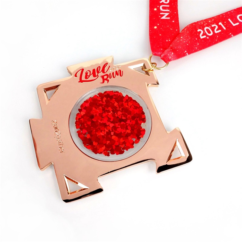 Medal castingowy stopu cynku Rose Medalion Medalion Medal Hard Efmel Medal