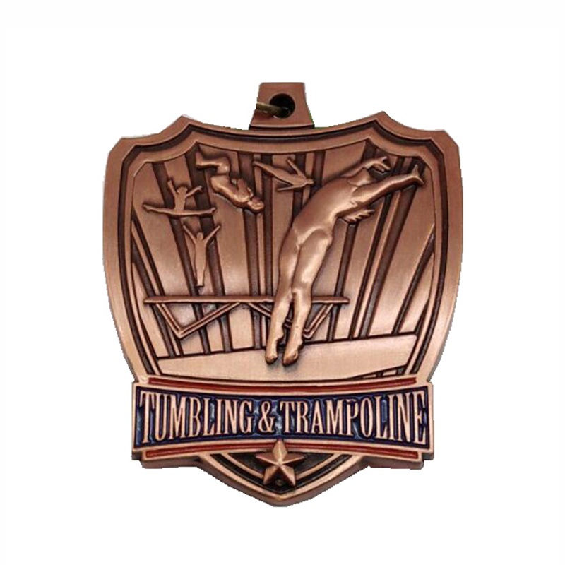 Medal odlewu metalowego metalowego metalowego dla gimnastyki rytmicznej