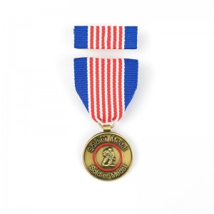 3D Cynk stop Gold Srebrny grawerowany medal Medal Medal Medale