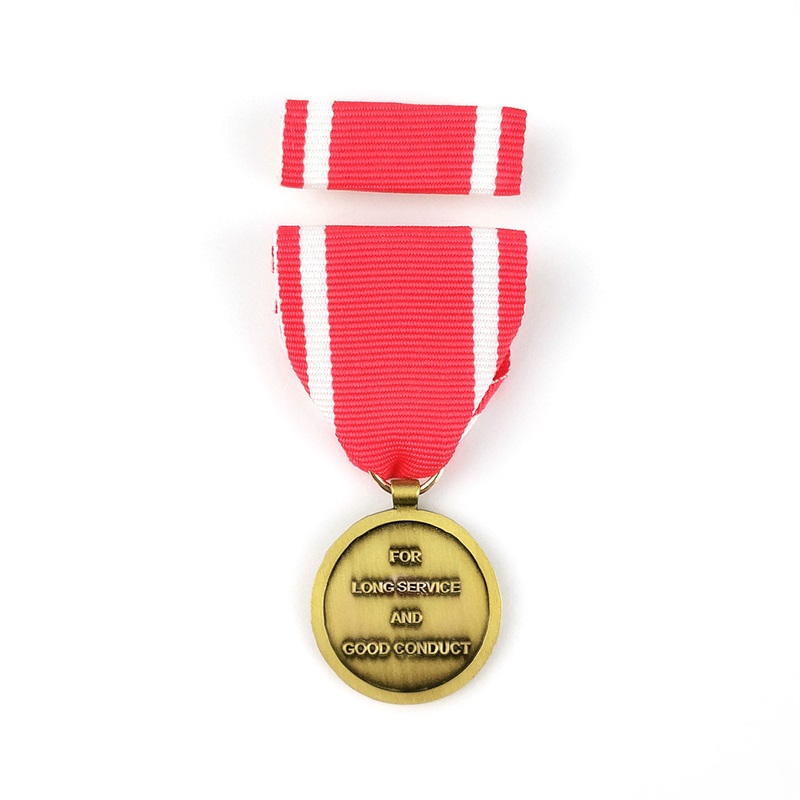 Hard Emali Medalion Die Cast Metal Badge 3D Medale aktywności inagrody Honorowe medale z krótką wstążką
