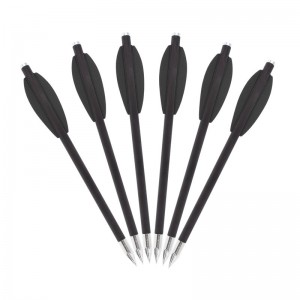 ELONGARROW 119612-04 Pistoletowe kuszy z 2PCS czarny kolor strzałki kolorów