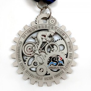Gag New Custom Metal 3D Cycle Series Race Medals
