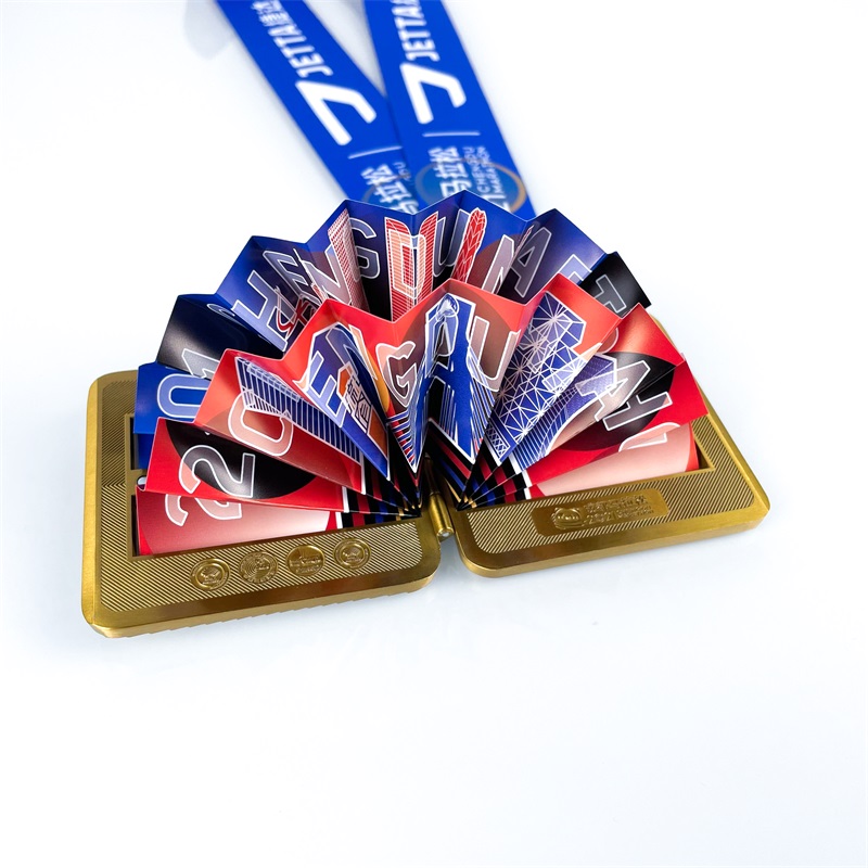 Niestandardowe złoto metalowe medale maratonowe Medal Medal