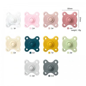 Składanenoworodkiniemowlęta miękki silikonowy smoczek BPA za darmo