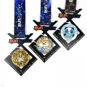 Hurtownia bez minimalnego zamówienia medale maratonu szkliwa